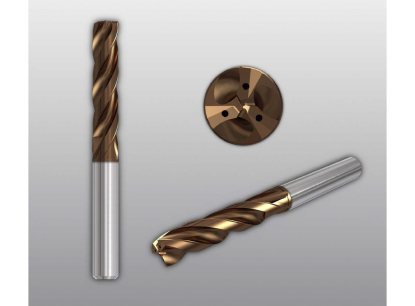 Brocas integrales planas de 3 labios con conductos de refrigeración interna