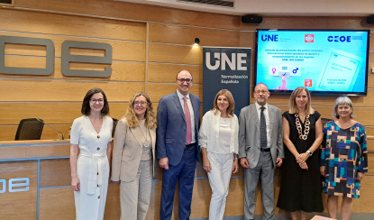 Se presenta la Norma UNE-ISO 53800 de igualdad de género y empoderamiento de las mujeres