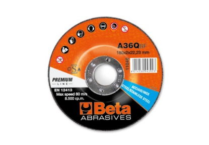 Discos abrasivos de corte para acero y acero inoxidable, con espesor fino y centro embutido