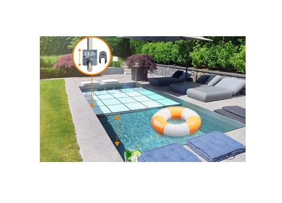 Componentes de igus permiten transformar una terraza en una piscina en pocos segundos