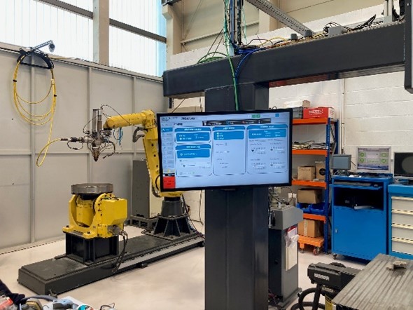 Fabricación aditiva láser eficiente y sostenible por deposición directa de componentes multimaterial