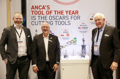 Werkzeugschleiferei Krämer GmbH se alza con el máximo galardón en los “ANCA Tool of the Year Awards”