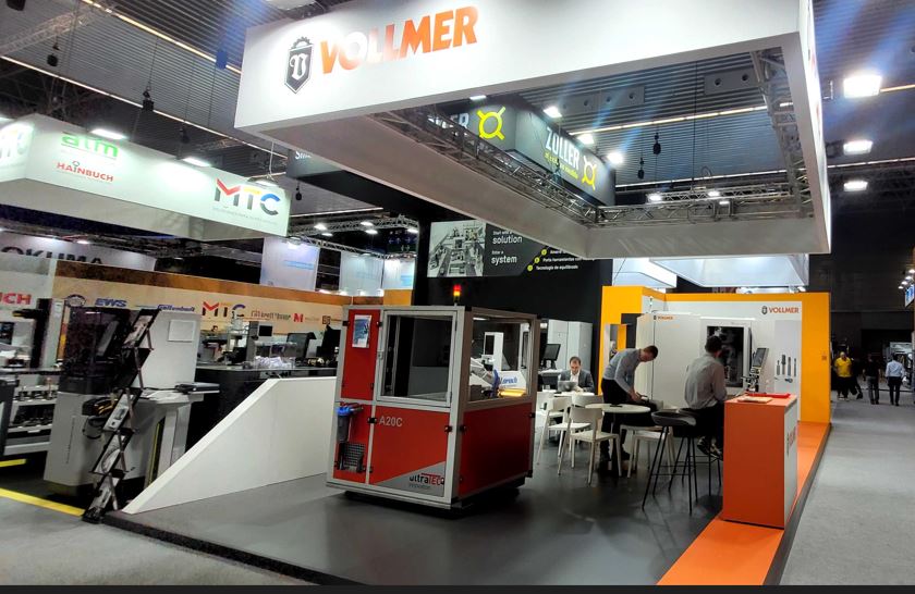 Vollmer presentó en BIEMH novedades para el afilado para herramientas y nuevos productos de ultraTEC innovation
