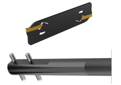 Sistema de sujeción para herramientas de corte y tronzado