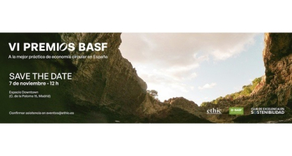 La entrega de los VI Premios de Economía Circular de Basf se celebrará el 7 de noviembre