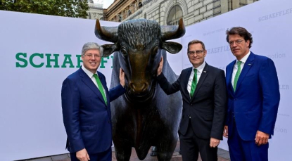 Las nuevas acciones ordinarias de Schaeffler comienzan su cotización en bolsa