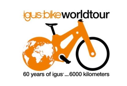 igus celebra su 60º aniversario con una gira mundial en bicicleta de plástico reciclado