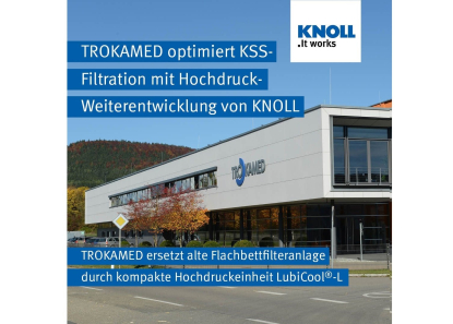La unidad de alta presión Knoll LubiCool-L demuestra su valía en Trokamed