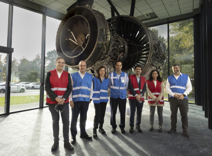 El Gobierno Vasco visitó ITP Aero, que apuesta por la descarbonización del transporte aéreo