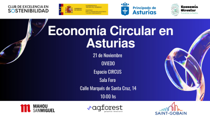 La jornada “Economía Circular en Asturias” se celebra este jueves en Oviedo