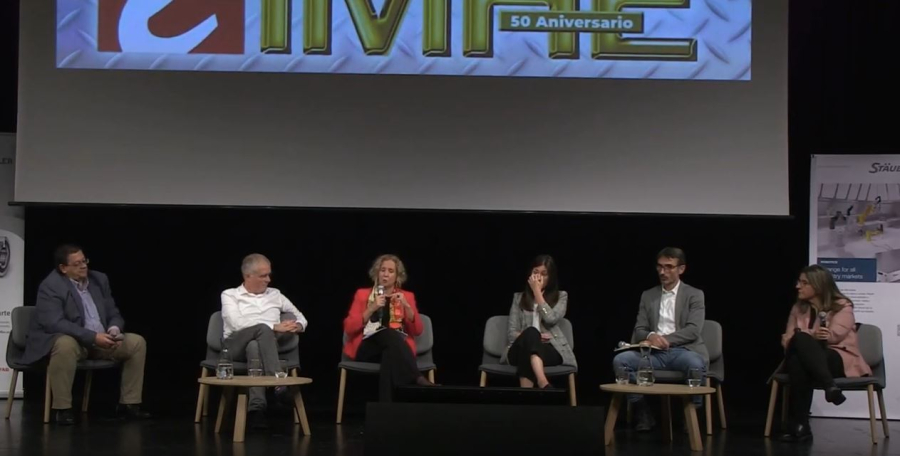 Mesa redonda sobre Financiación de I+D+i con la participación de CDTI, Agme, Egile, Etxetar, Ibarmia, e Ideko en las  Jornadas del 50 Aniversario de IMHE