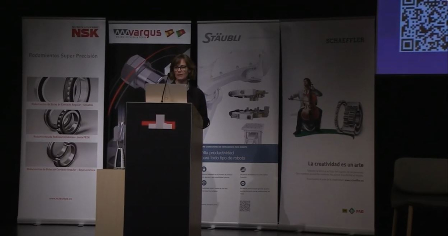 Inteligencia Artificial en fabricación, ponencia de Elena Urkia de IDEKO en las Jornadas IMHE 50 Aniversario
