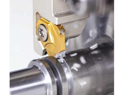 Plaquitas tangenciales de dos puntas para tronzado y ranurado de precisión en tornos de decoletaje