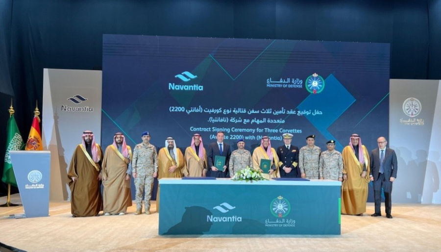 Navantia construirá tres nuevas corbetas Avante 2200 para Arabia Saudí
