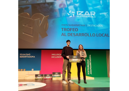 IZAR premió el desarrollo local en el Festival EKOS y sigue impulsando la economía social