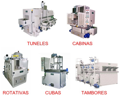 Máquinas para lavado, desengrase y limpieza de piezas que no producen contaminación