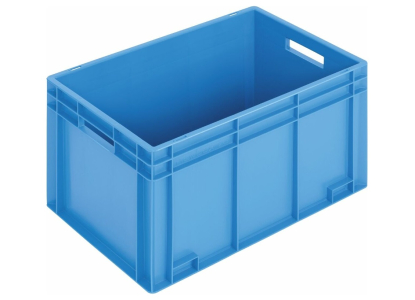 Recipiente apilable de transporte de plástico de alta calidad