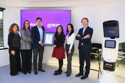 Teladoc Health, certificada conforme a la norma UNE de Servicios Sanitarios de Teleconsulta