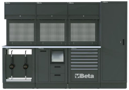 Combinación de mobiliario para taller