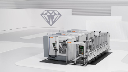 Máquinas gemelas que erosionan automáticamente sierras circulares