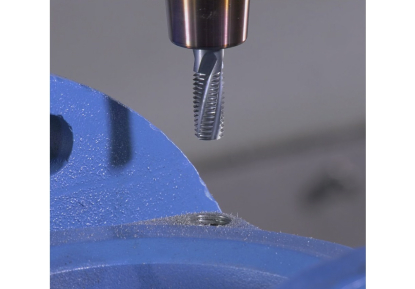 Línea de fresas de metal duro integral para el roscado interior de materiales duros