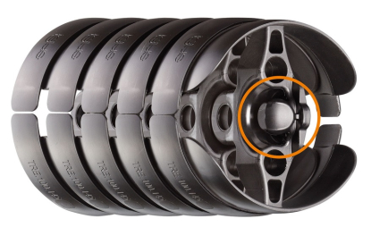 Cadena portacables con alta resistencia a la torsión