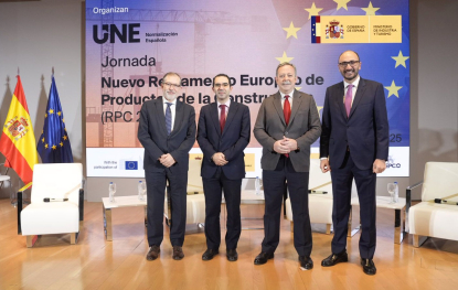 UNE y el Ministerio de Industria presentaron en una jornada el Reglamento Europeo de Productos de Construcción
