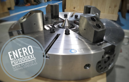 Plato de acero de 4 garras especiales independientes