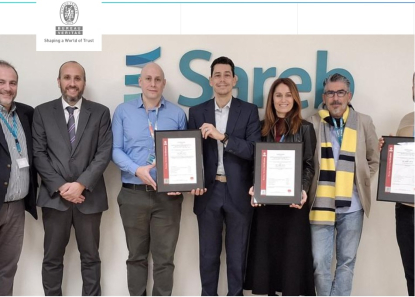 Bureau Veritas certifica a Sareb según las normas ISO 9001, ISO 14001 e ISO 45001