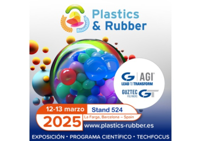 AGI y Guztec Polymers participarán como expositores en la feria Plastics & Rubber