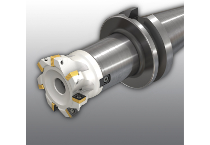 Plaquitas cuadradas con filos de corte dentados para fresas de alto avance