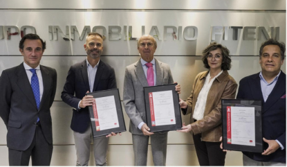 La promotora Grupo Fiteni recibe la certificación de su sistema integrado de gestión