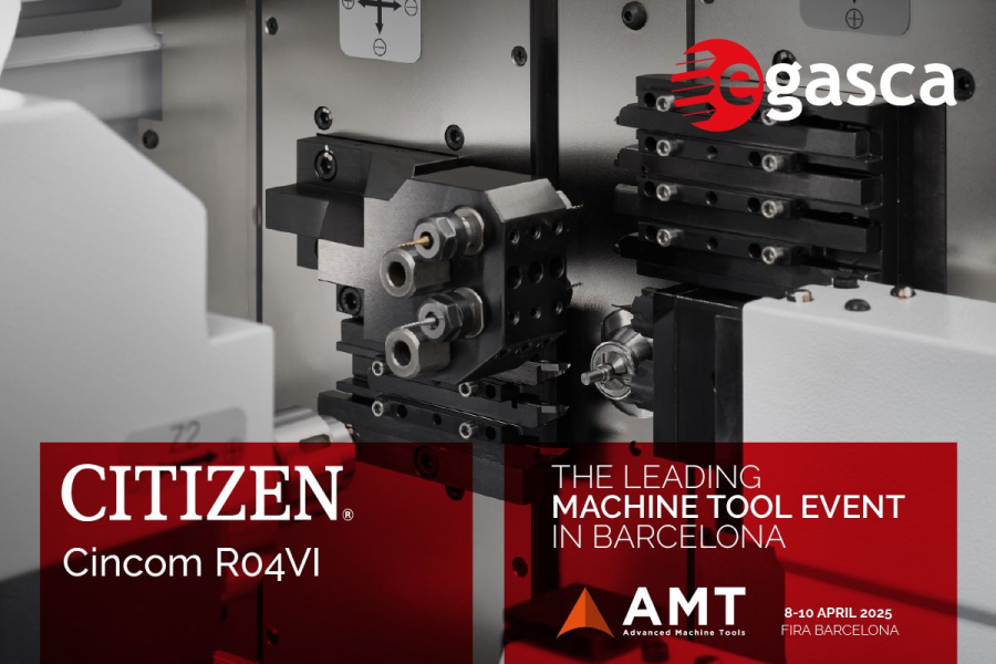 Cincom R04VI de Citizen será una de las protagonistas en el stand de Egasca en AMT