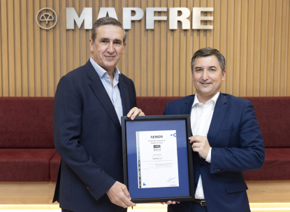 Aenor avala la gestión de riesgos en los viajes de los profesionales de Mapfre