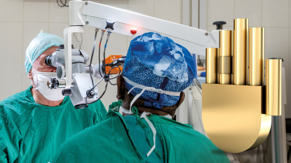 Un microscopio quirúrgico portátil de Prechtl Tech Solutions, ganador del concurso Manus de igus