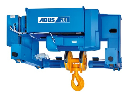 Polipasto en carro birraíl compacto para la gama intermedia de cargas de hasta 63 t