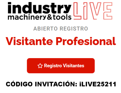 industry LIVE abre el registro gratuito para visitantes con una gran acogida del sector