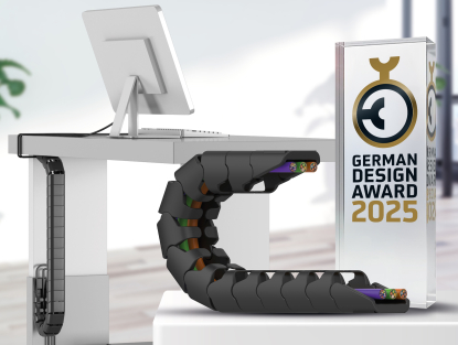 Cadena portacables para mesas de altura ajustable