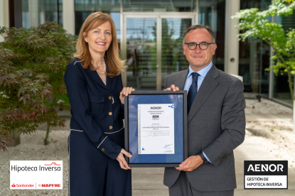 Aenor certifica la Hipoteca Inversa de Santander Mapfre