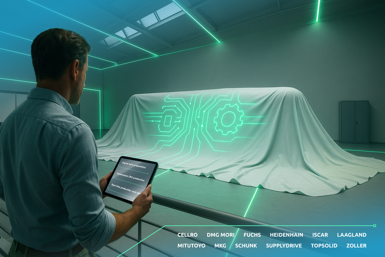 Socios holandeses presentan en la EMO 2025 una fábrica de mecanizado del futuro en funcionamiento