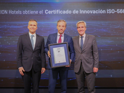 Aenor certifica el Sistema de Gestión de la Innovación de Ilunion Hotels
