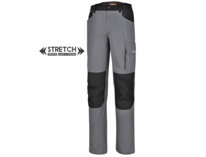 Pantalón ligero de trabajo multibolsillos de tejido elástico