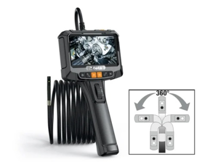 Videoscopio electrónico con sonda flexible y giratoria