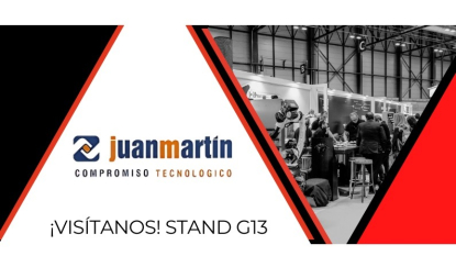 Juan Martín invita a visitar el stand de la compañía en industry LIVE