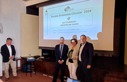 Hutchinson Industrias del Caucho se alza con el VII Premio de Economía Circular del sector