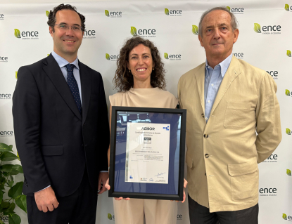 Ence logra la certificación ISO 37001 en gestión antisoborno