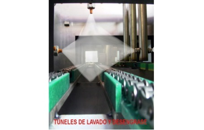 Túneles de lavado y desengrase