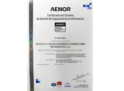 Codisys obtiene las certificaciones ISO/IEC 27001 y Esquema Nacional de Seguridad