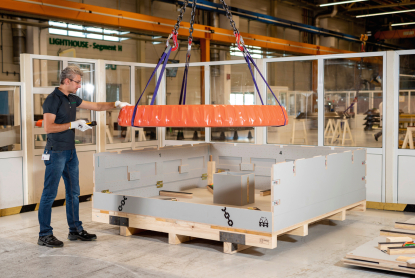 Seguimiento asistido por GPS en la logística de grandes rodamientos