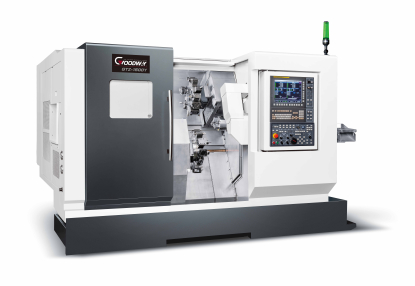 Serie GTZ de Goodway, con doble cabezal y doble torreta